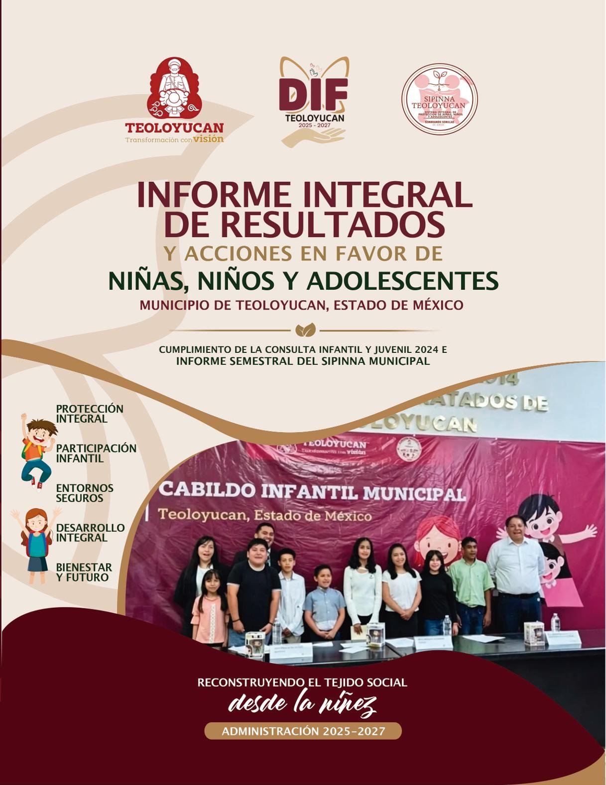 Informe Integral De Resultados Y Acciones En Favor De Niñas, Niños Y Adolescentes