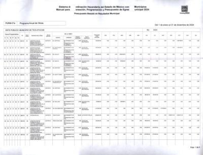 47. Programa Anual de Obras